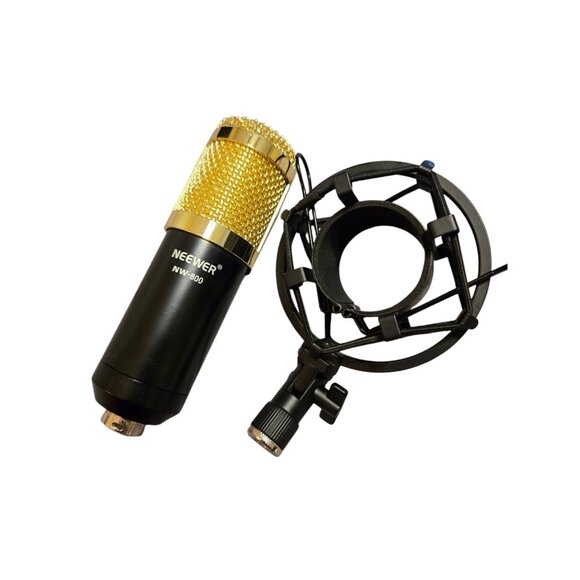 Professional Condenser NW-800 Gold Microphone Shock Mount Pop‎ Filter - Picture 4 of 7